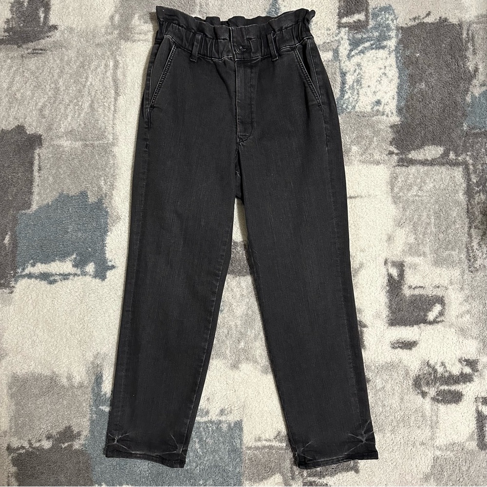 Express Super High Rise Paperbag Jeans - Picture 2 of 13